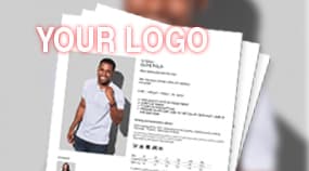 Fichas de datos del producto + tu logotipo